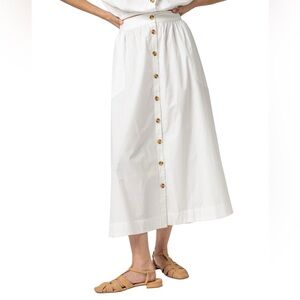 Lila P - Button front Long Skirt